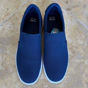 TOMS Men's travel light Deep Blue Slip-On sneakers